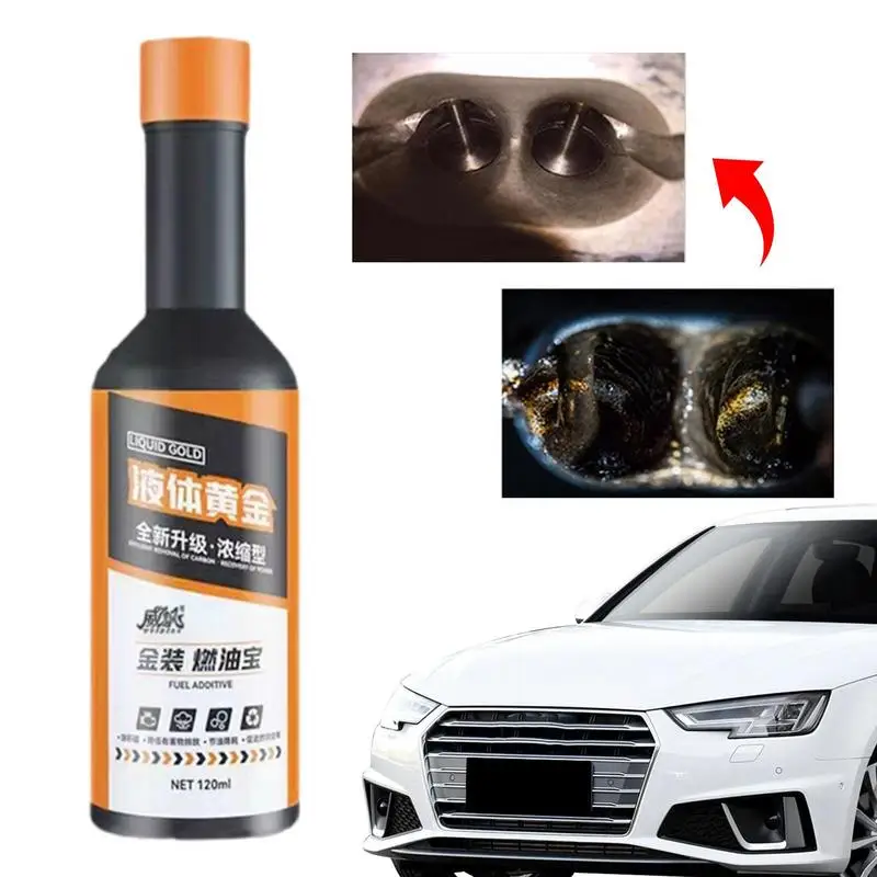 

Automotive Oil Additive 4.05oz Carbon Removing Engine Cleaner Anti-Carbon Effect High-Mileage Engine Oil Restorer Reduce Blue