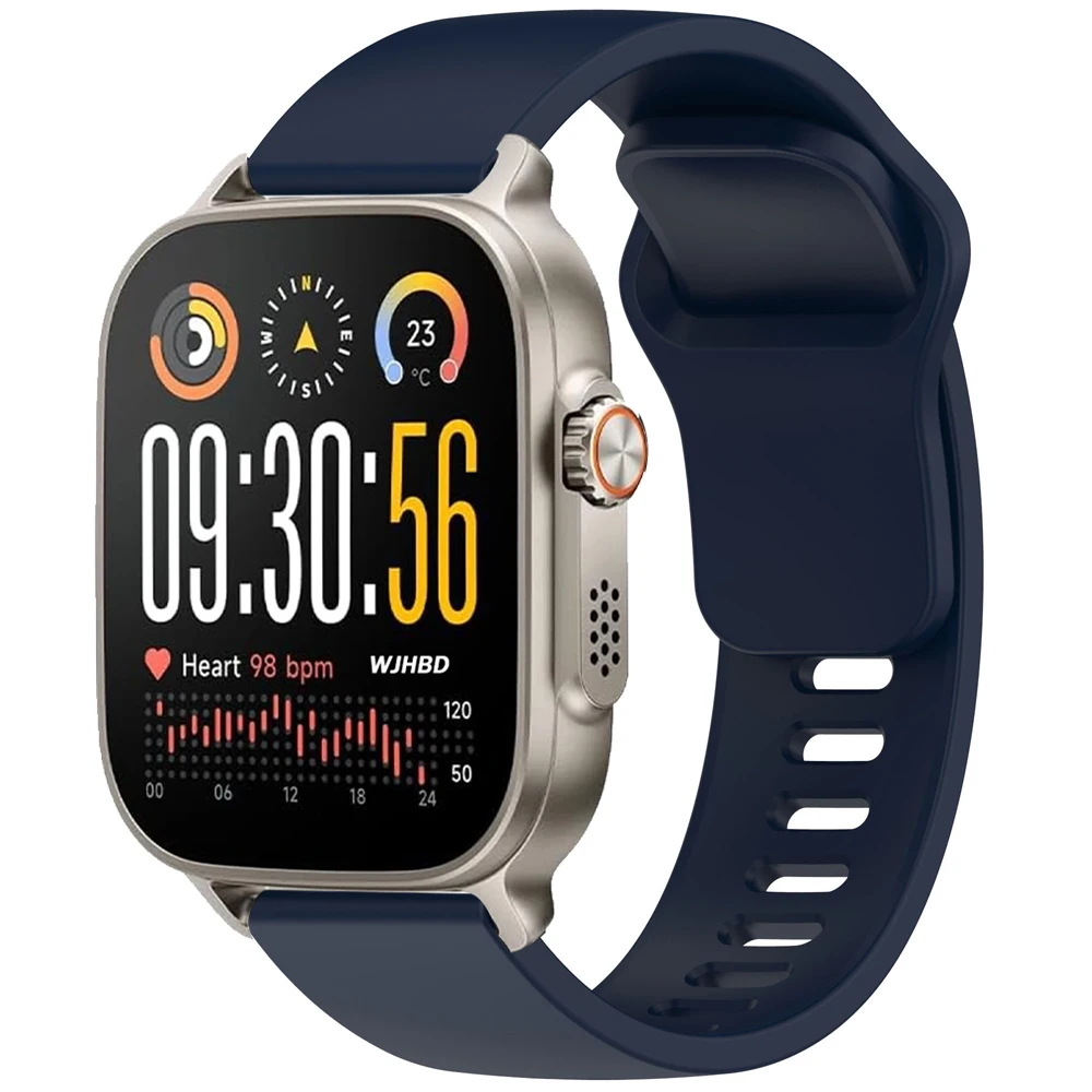 Premium Silicone Sports Bracelet - 22mm Universal Watch Band