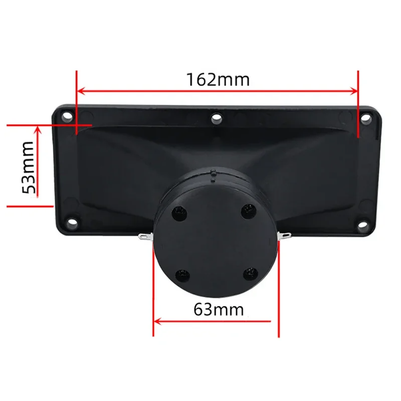 Dual Rectangular Ceramic Piezo Tweeter Speakers - High-Performance 150W Sound Bar Set