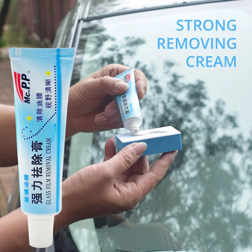 Auto Car Glass Polishing Degreaser Cleaner Oil Film Clean Polish Paste