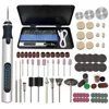 4.2V 5000-10000-18000r Electric Mini Grinder Engraving Pen Wireless Grinder Cordless Micro Rotary Tools Drill for Jewelry Metal 1