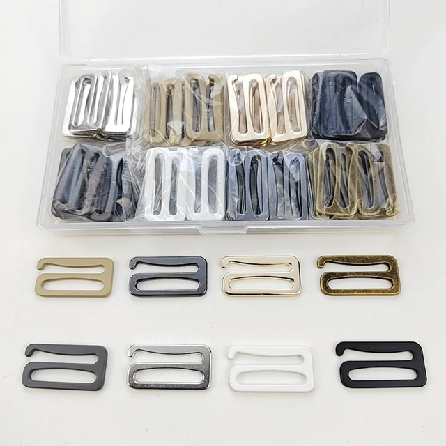 Wholesale 20 Pieces Metal Bra Hooks Adjustment Strap Fasteners Swan Hooks/  9 Hook - Buckles & Hooks - AliExpress