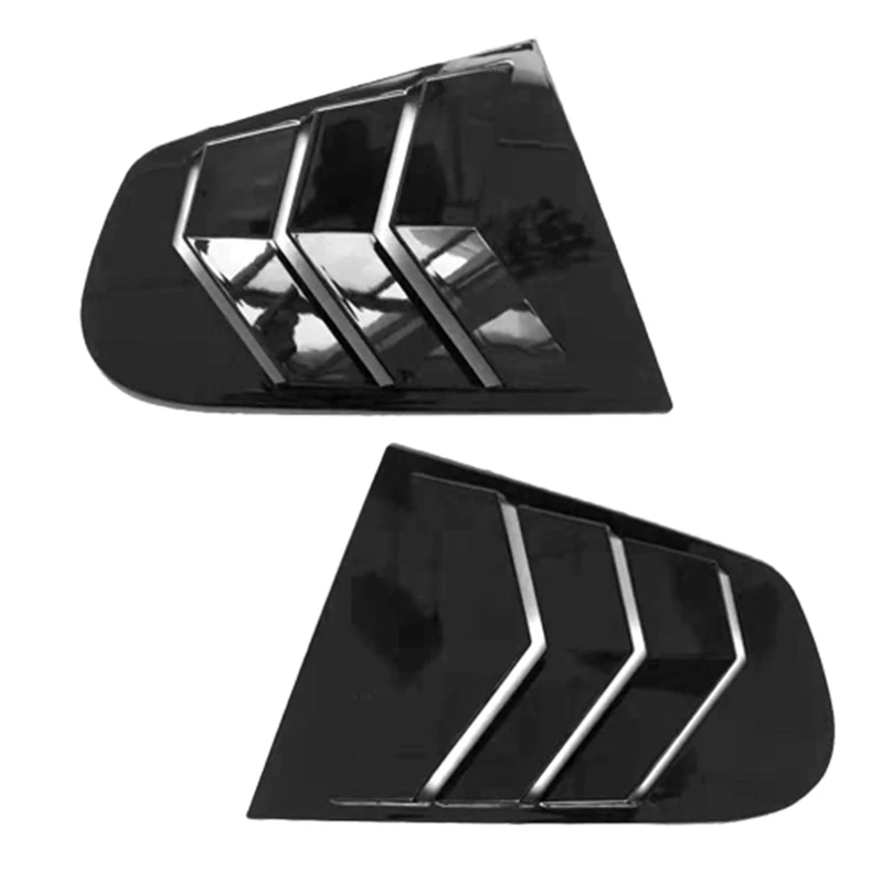 

Car Side Window Louver Scoop Cover Vent Carbon Surface Style Spoiler Decorative for