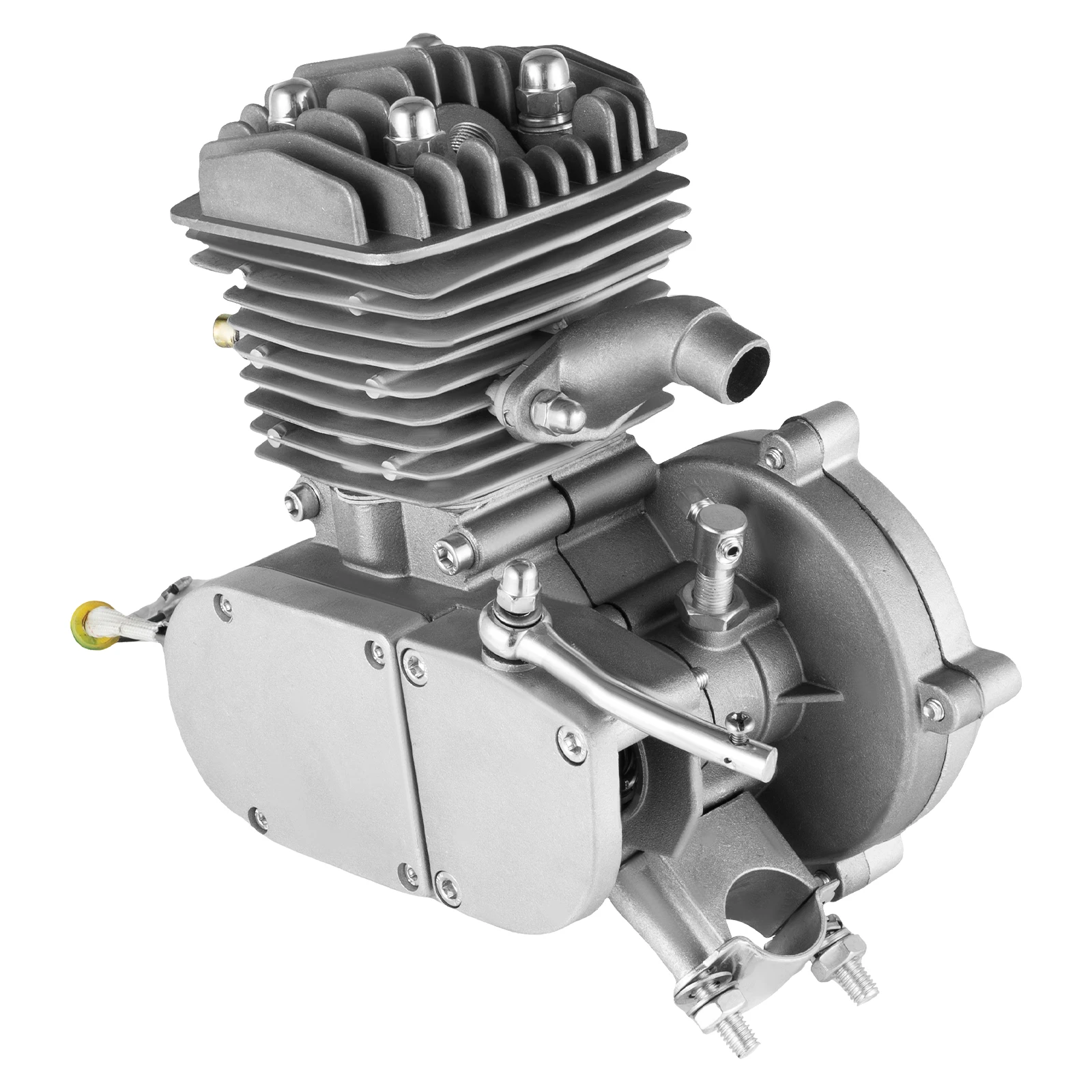 80CC Fahrrad-Kraftstoffmotor-Kit 2-Takt-Motor mit CDI-Zündung, 40km/h Höchstgeschwindigkeit für 26-28 Zoll Fahrräder mit 2L Kraftstofftank – Detail 9