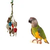 Large Parrot Toy Tearing Natural Wooden Blocks Bird Chewing Toy Parrot Cage Bite Toy Environmental Protection Bird Parrot Toy 6