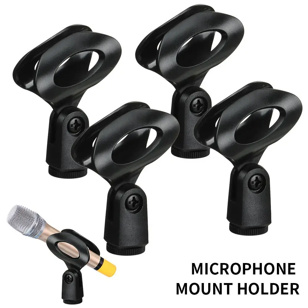 1/4 Pack Universal Microphone Clip for Shure Mic Mount Holder Handheld