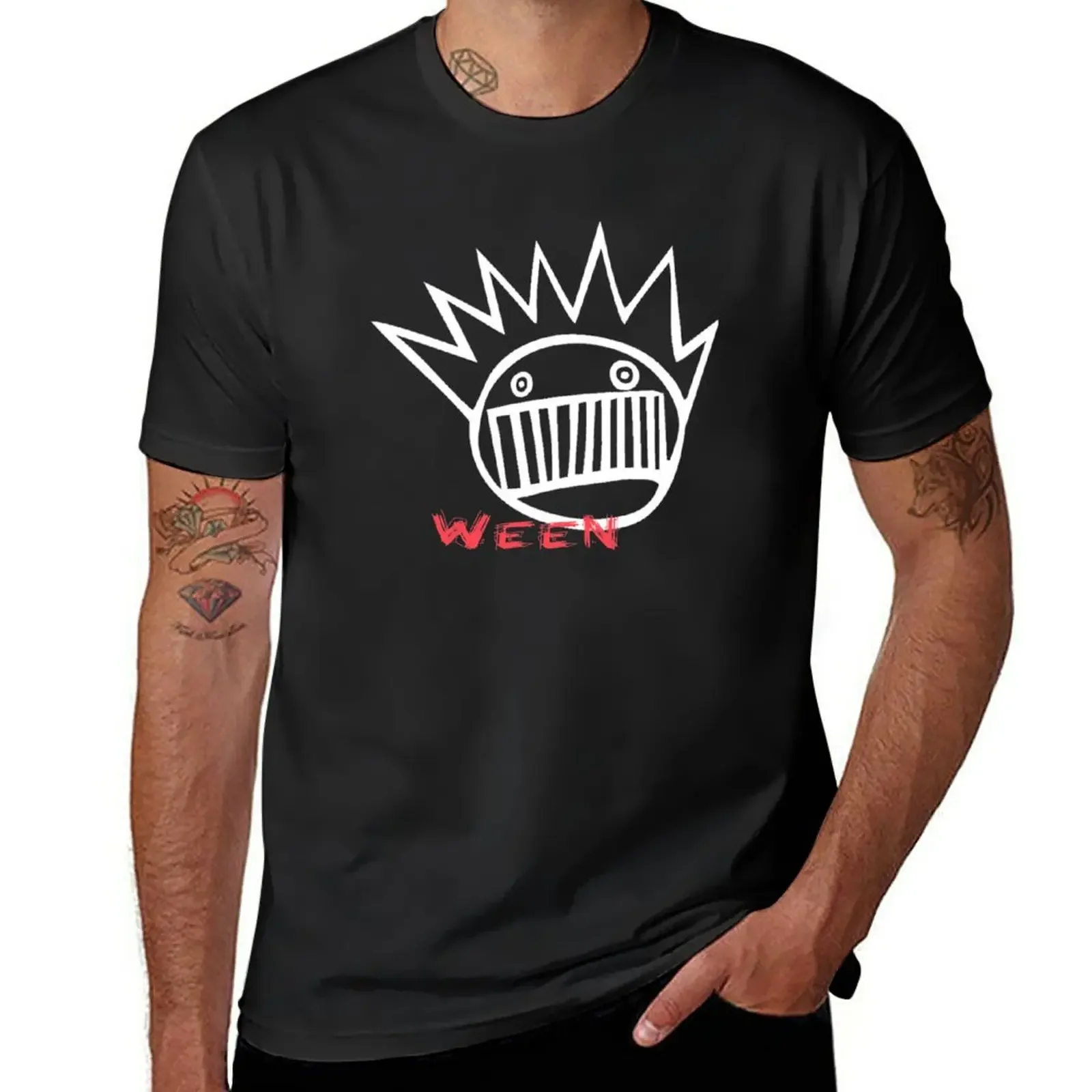 

Ween logo T-Shirt oversizeds anime Men's clothing