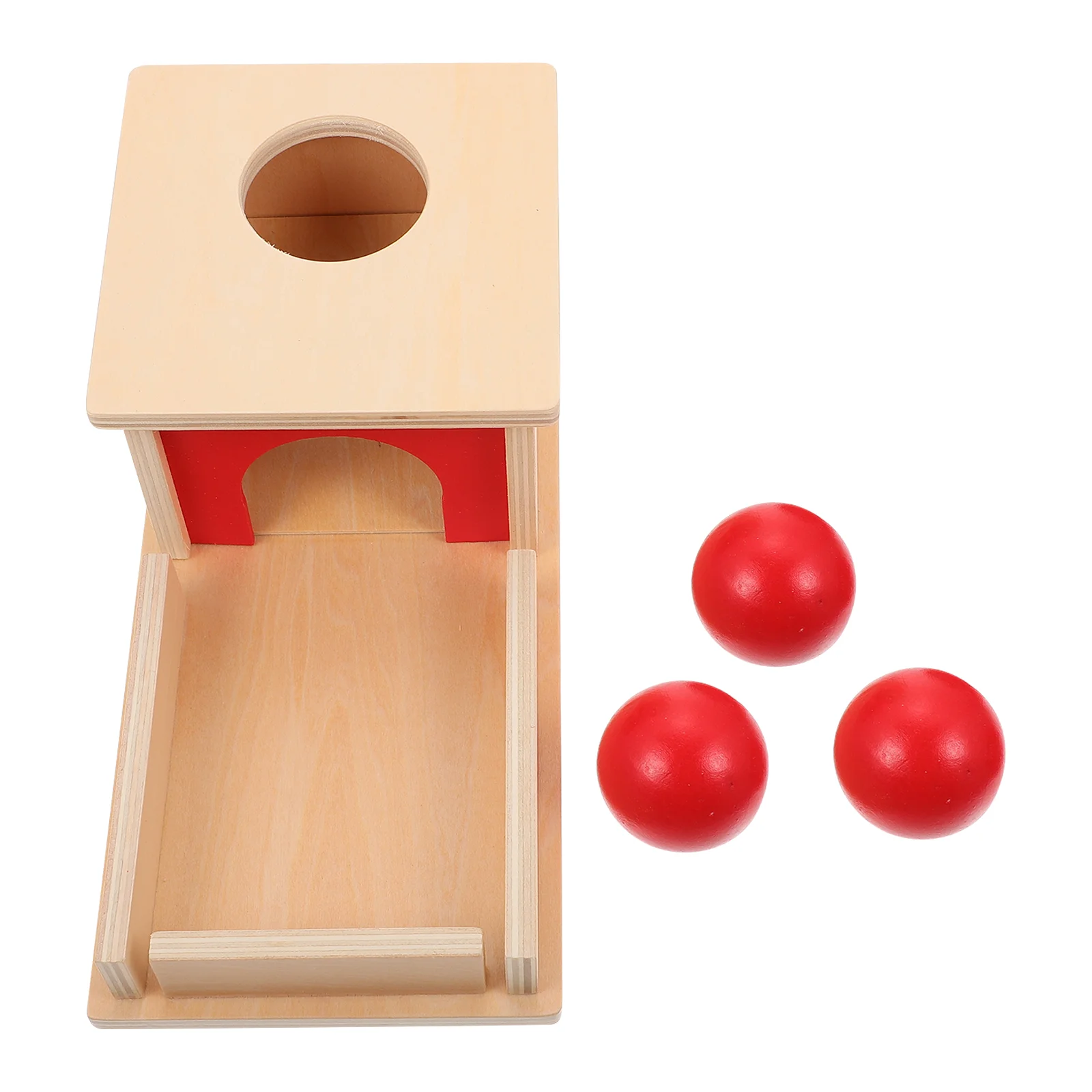 

Box Montessori S Ball Woodeneducational For Drop Baby Months Plaything Babies Kids Old Interactive Parent