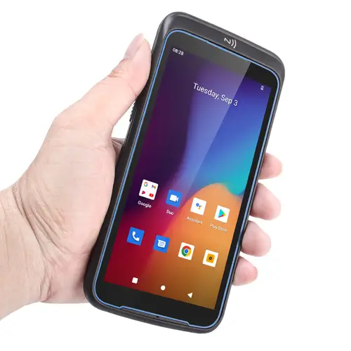 UNIWA V5N Rugged 4G Smartphone Front NFC 5.5" IPS Touch Screen 6GB 128GB 4000mAh 13MP Android Mobile Barcode Phone 2D Scanning - Image 4