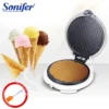 Electric Egg Roll Maker Crispy Omelet Mold Crepe Baking Pan Pancake Bakeware DIY Ice Cream Cone Machine Pie Frying Grill Sonifer 1