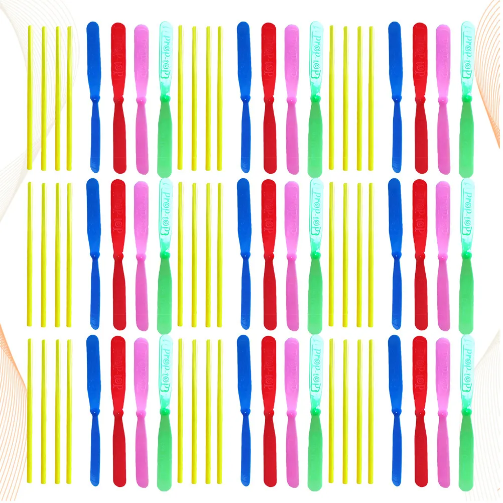 100Pcs 플라잉 잠자리 교육용 스핀 플레이 부모 자녀 상호 작용 재미있는 활동 어린이 플라잉 잠자리 장난감