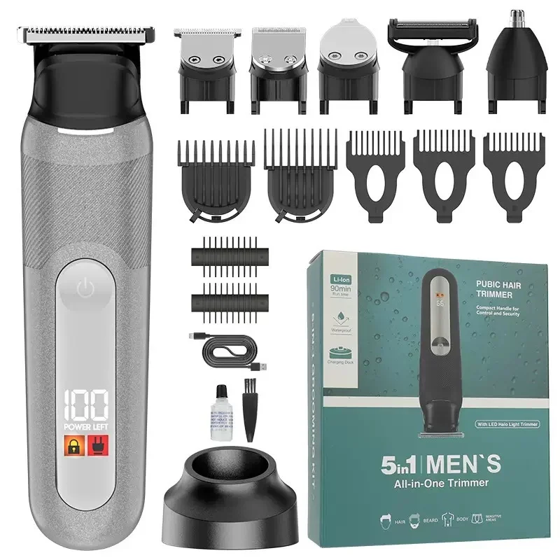 YJ-102 Multi functional 5-in-1 Body Hair Clipper