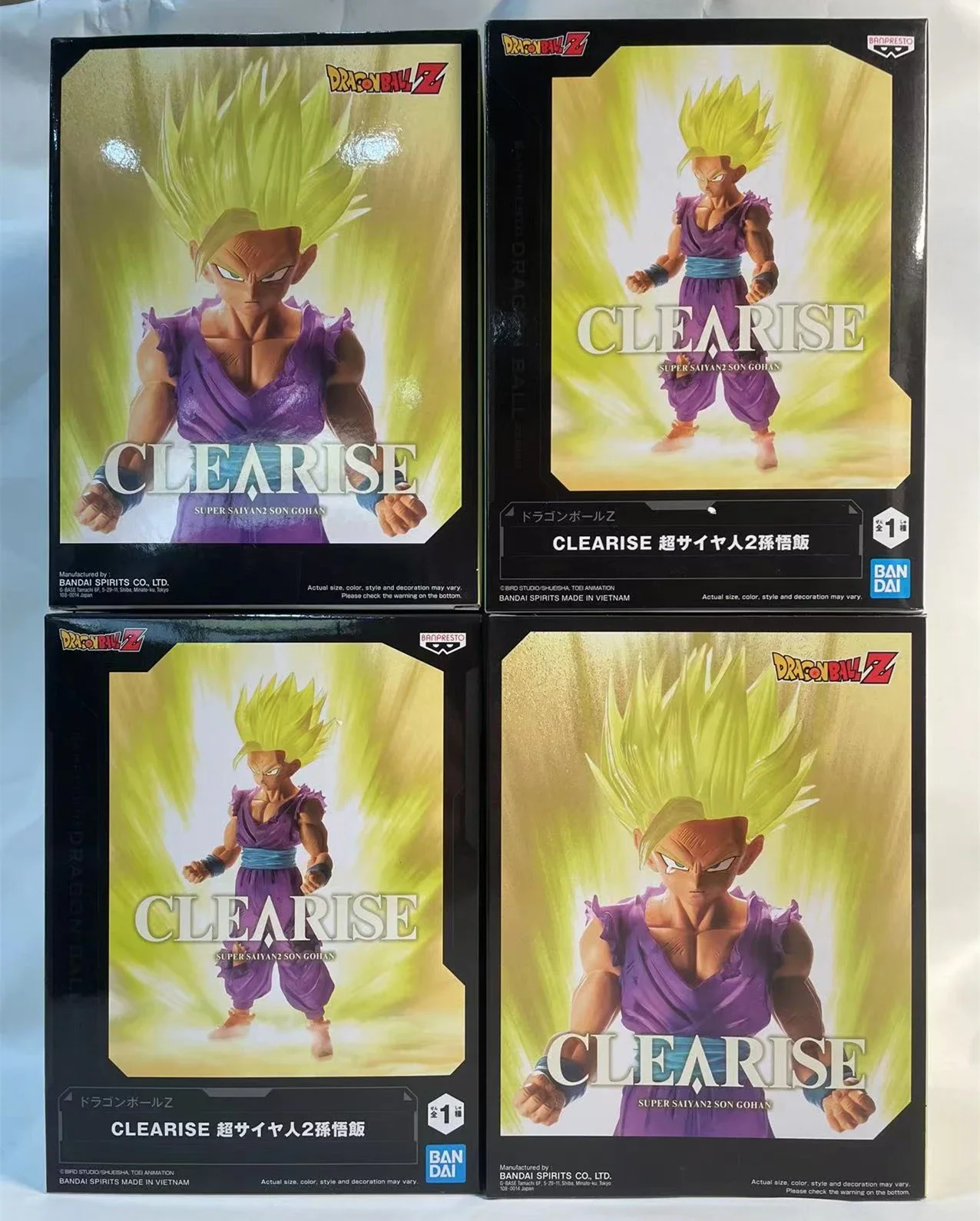 Originale Bandai Banpresto Dragon Ball Z Clearise Son Gohan Ssj2 Super Saiyan 2 Anime Pvc Action Figures 150Mm Pvc Model Toys