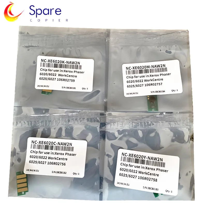 

4x Toner Reset Chip for Xerox Phaser 6020 6022 WorkCentre 6025 6027 Laser Printer chip 106R02759 106R02756 106R02757 106R02758