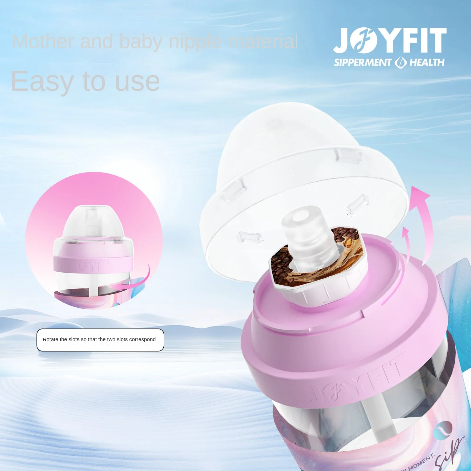Caraffa Da Caffè Joyfit Bottiglia Termica Da 400Ml Tavoli Da Tè Tazze Termiche Tazza Da Campeggio Air Up Pods Bloxy Tail Mug Kawaii Drinkware