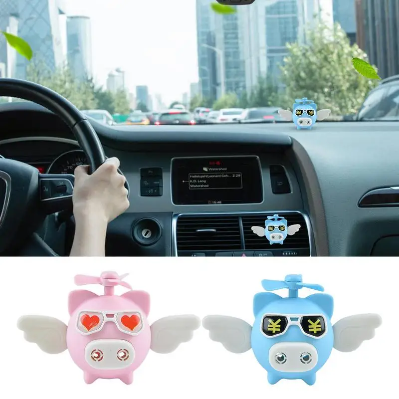 

Car Air Freshener Flying Pig Fragrance Air Vent Clip Automotive Aromatherapy Perfume Diffuse Car Interior Decor Accessories