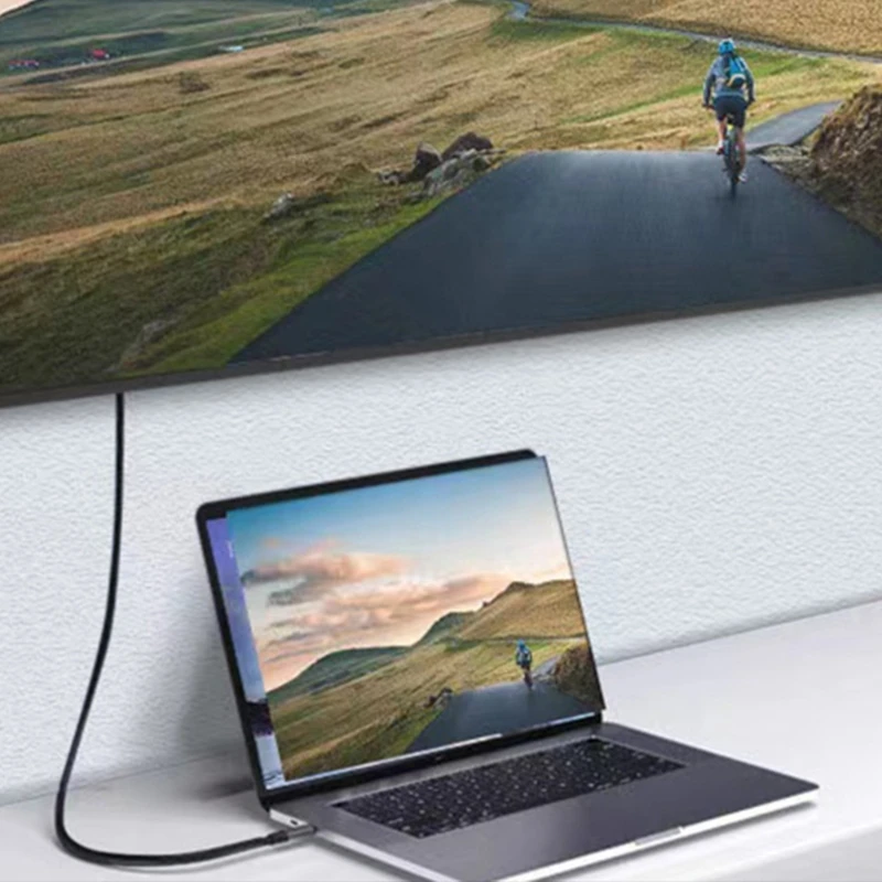 100W C형 C형 USB C 케이블 90도 10G 고속 충전 코드 직각 드롭 배송