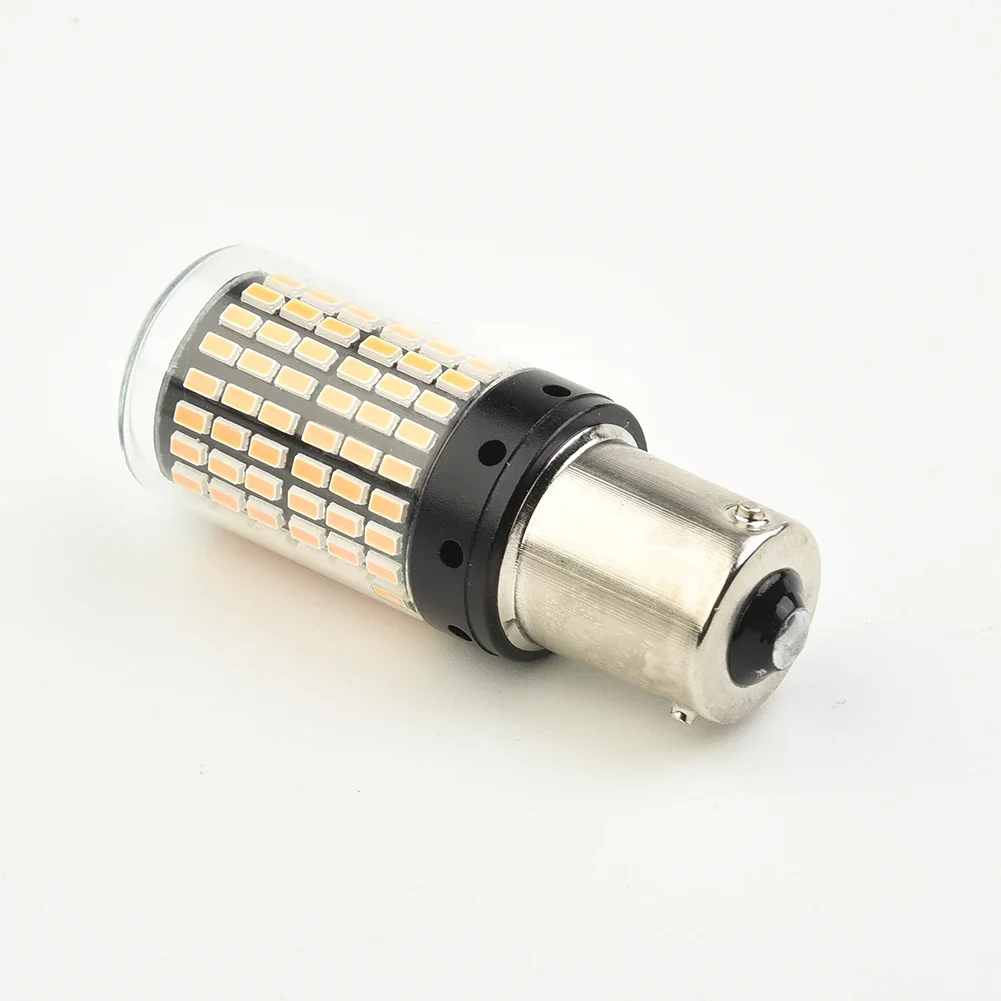 

1 Pcs Car BAU15S 7507 Turn Signal Light PY21W 5009 Canbus No Error Led Bulbs Amber Blinker 144SMD High-Brightness Full Decoding
