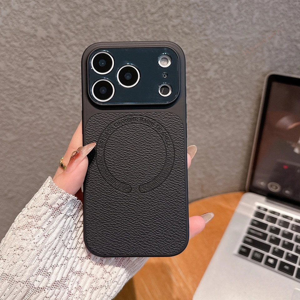 Leather Magnetic Phone Case - Luxury Shockproof Hard Protector Cover