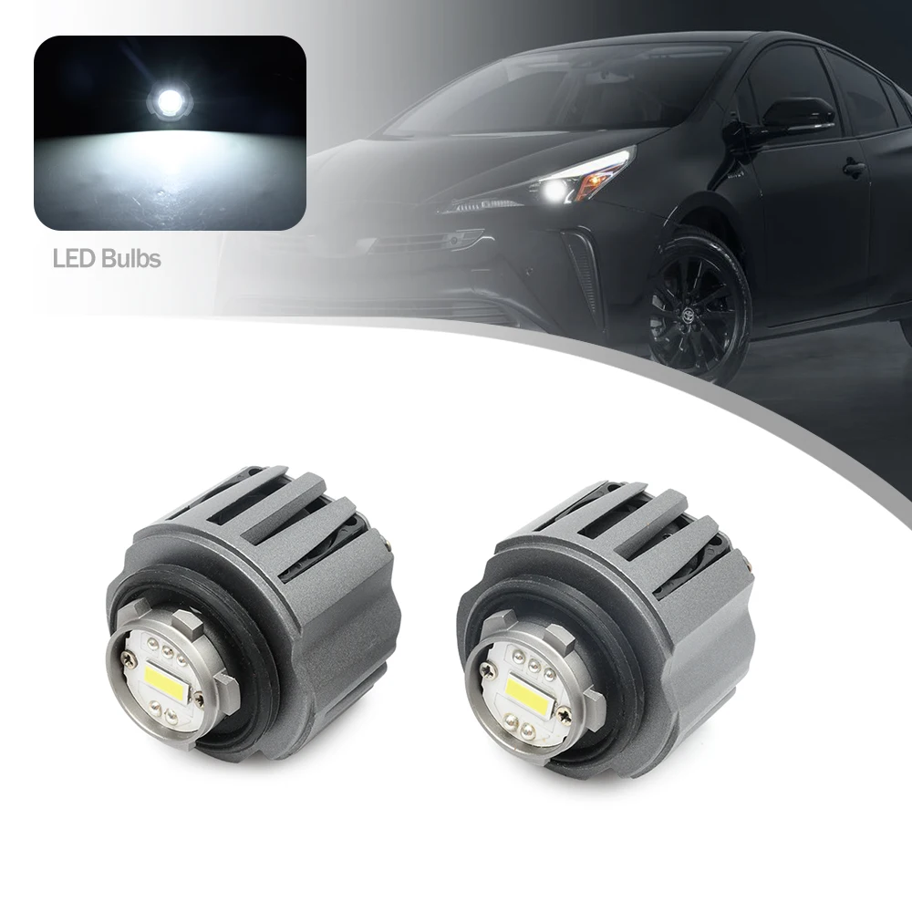 2PcsCarLedFrontFogLampHeadlightParkingPositionLightsHeadLamp