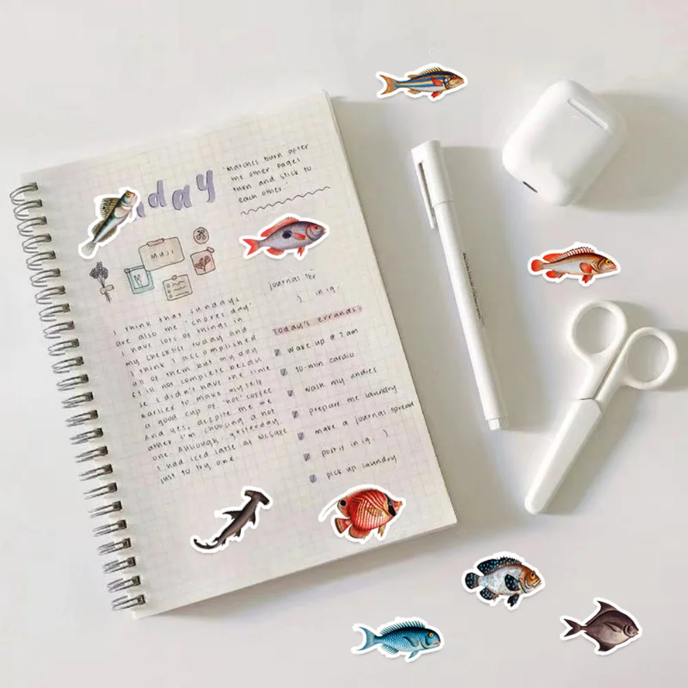 50 Stück Hai-Aufkleber Set – Wasserfeste Vinyl-Aufkleber Für Flaschen, Laptop & Mehr
