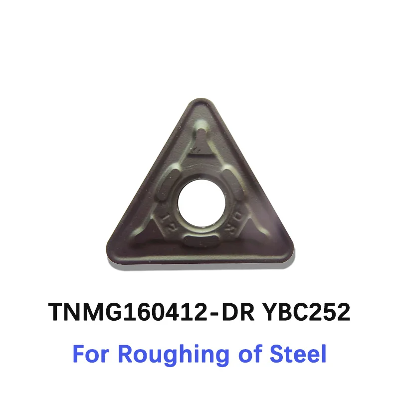 TNMG160404L-ZC YBC252 TNMG331L Indexable CNC carbide turning inserts For STEEL 