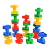 4PCS Matching Screws Children Early Education Puzzle Toys Plastic Split Nut Desktop Interactive Toys Color Shape Cognition TMZ 2