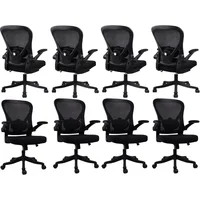 Office Computer Desk Chair, Ergonomic Mesh Rolling Work Chairs, Executive Task Chairs with Adjustable Lumbar Support Flip-up 1