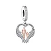 Fit Original Pan Charm Bracelet 925 Silver Rainbow Bridge Angel Wings Father Mother Cat Dog Bead For Making Memorial Berloque 4