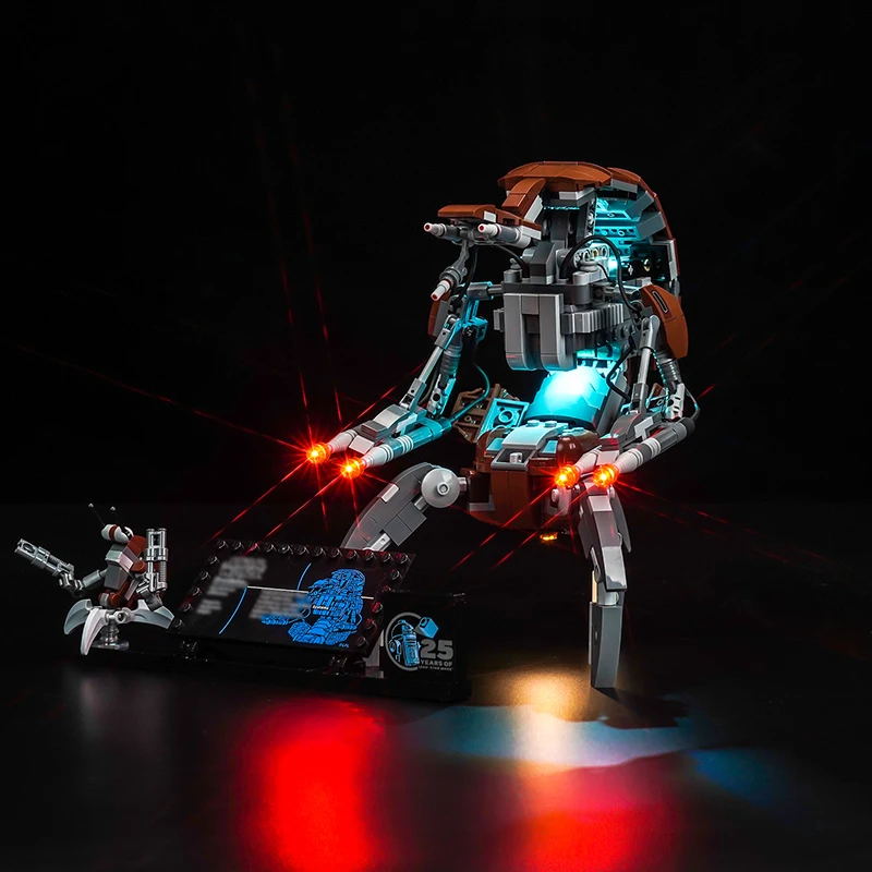 Lazishi LED Light 75381 Set for Droideka ™ Building block gift (only including lighting accessories)
