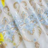 Bedroom Princess Style Curtains 1PC Nordic Minimalist Double-layer Gauze romantic,breathable, translucent 1