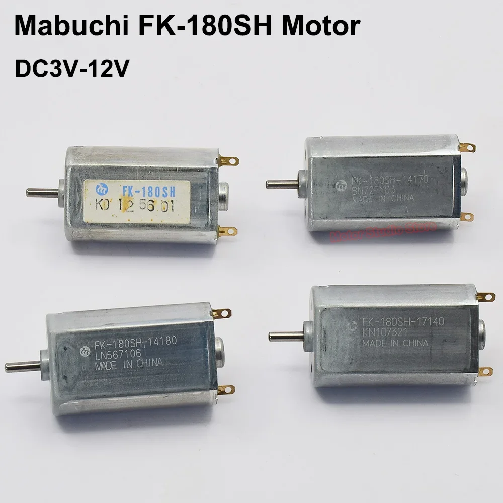 Mabuchi FK-180SH-13963/10350/14180/17140 Электродвигатель с угольной щеткой DC 6V-12V 18V высокоскоростной мини 180 электродвигатель игрушечный автомобиль модель