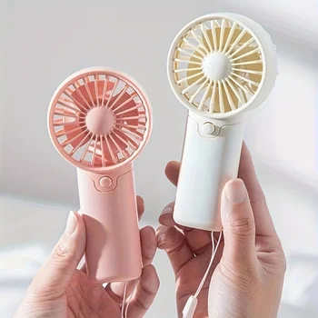휴대용 소형 선풍기 공기 냉각기, 야외 여행 핸드 팬, 저소음 컴팩트 선풍기 환기