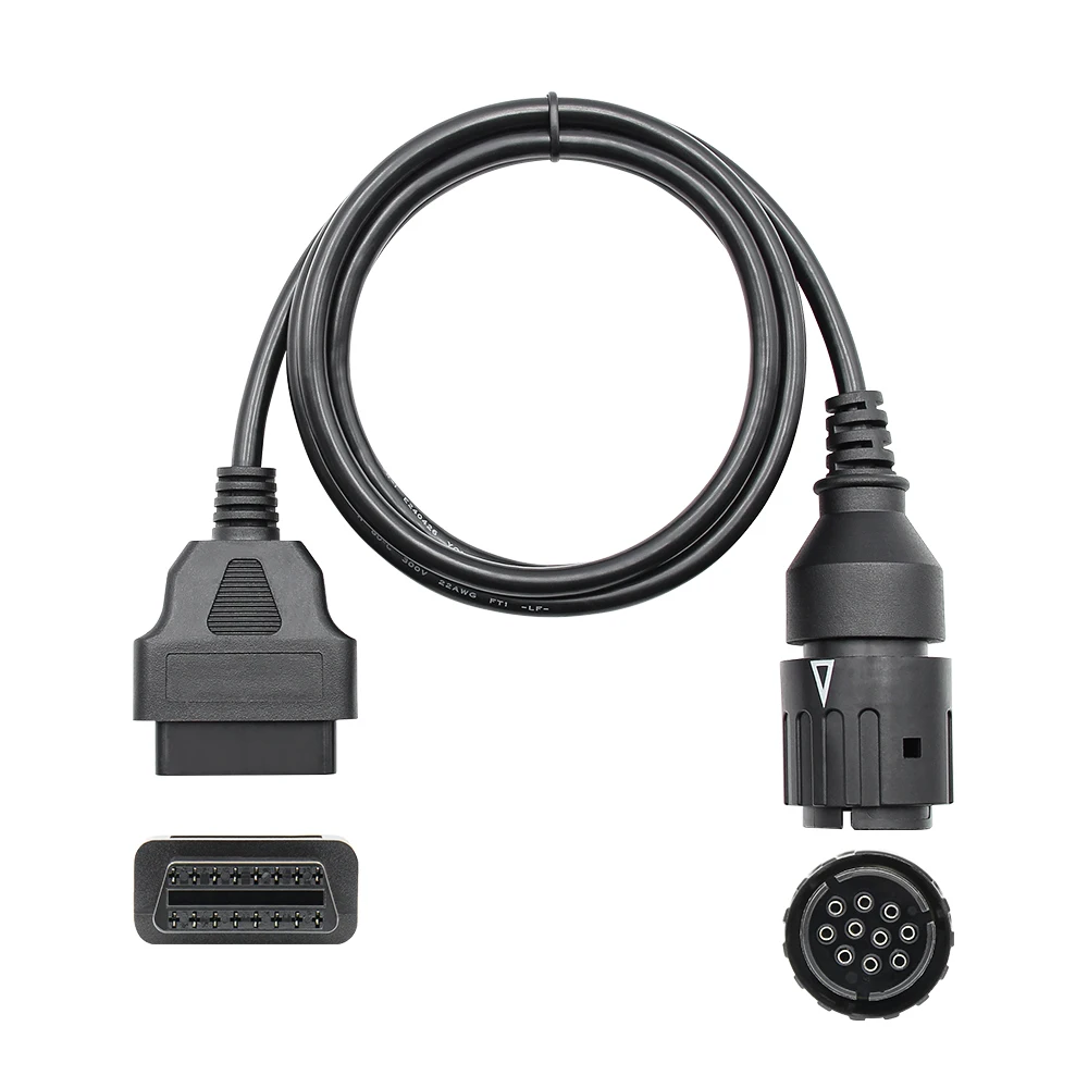 For BMW Motorcycles 10 Pin Adapter ICOM-D Cable For BMW 10Pin To 16Pin OBD2 Diagnostic Connector Motobikes OBD 2 Extension Cable