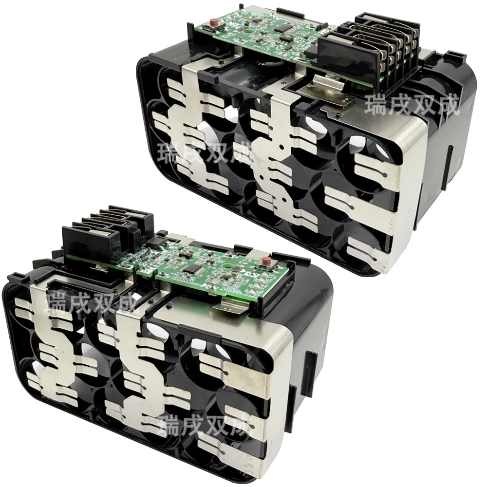 밀워키용 M18 15*18650 18V 리튬 배터리 플라스틱 케이스 보호 회로 기판 보관함 PCB 배터리 쉘 하우징