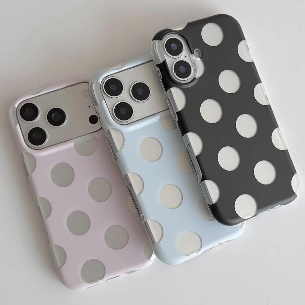 Summer Polka Dot Elements Phone Case For iPhone 17 Pro Max Air X XR XS Max 7 8 Plus 16 15 14 13 12 11 Trend Soft Back Cover Y2K 3