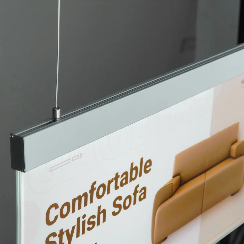 Description Picture 5 of itemwindow double sign phone store hanging acrylic indoor store lightbox led movie poster light box frame acrylic ultra slim