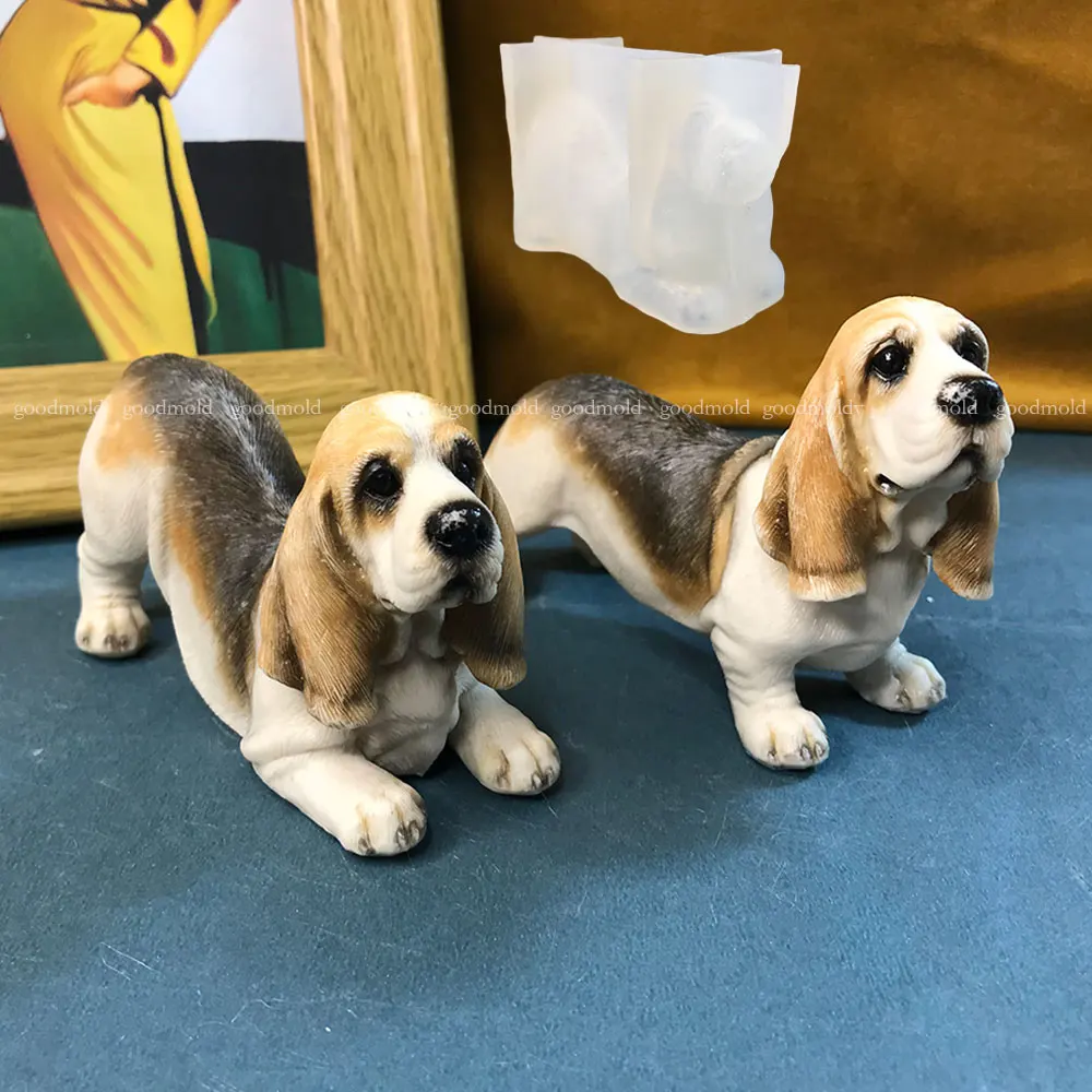 basset-hound-resin-silicone-mold-3d-dog-diy-craft-mold