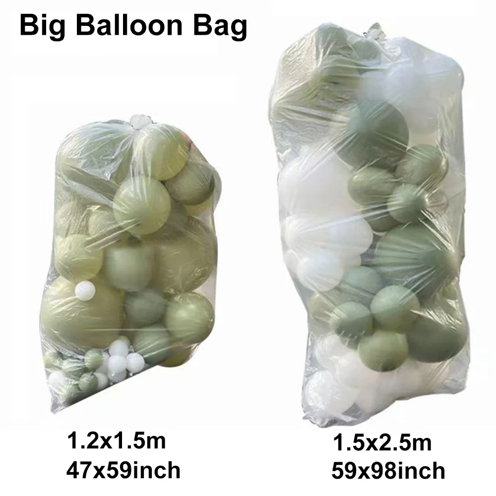 1pc Transparent Balloon Storage Bag Large Balloon Bags For Transport Clear Giant  Storage Bags For Celebration Party Supplie C4H8