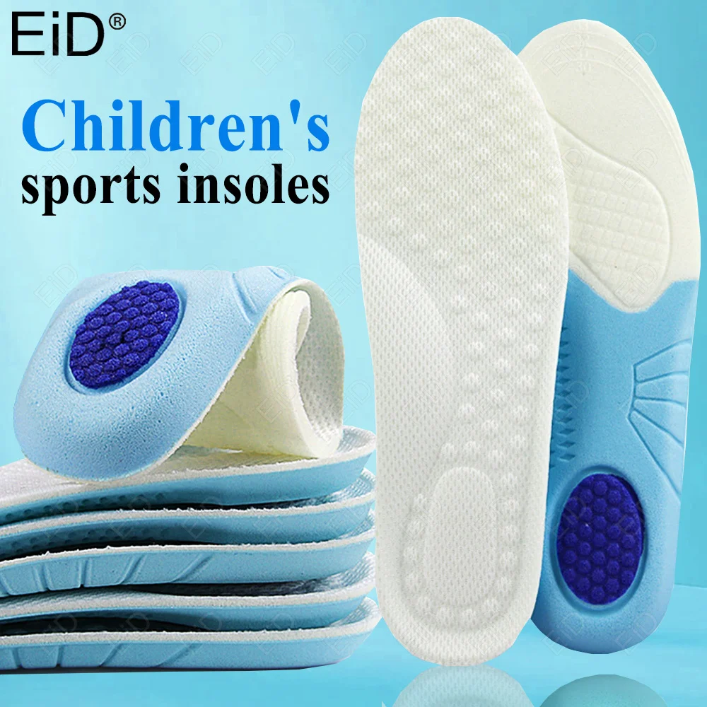Kinder Memory Foam Einlegesohlen atmungsaktive Schweiß stoß dämpfende Schuhe Pads leichte Desodor ierung Sport Running Kinder Einlegesohle