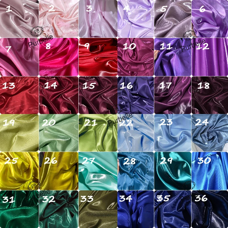 Ivory White Luxury Glossy Metallic Liquid Satin Fabric