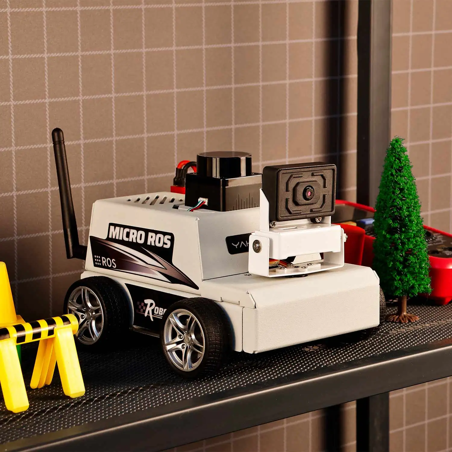 Micro ROS Robot educativo Auto ROS2-Humble PC Sistema di macchine virtuali AI Lidar SLAM Mappatura di navigazione Kit elettronico fai da te - immagine 6
