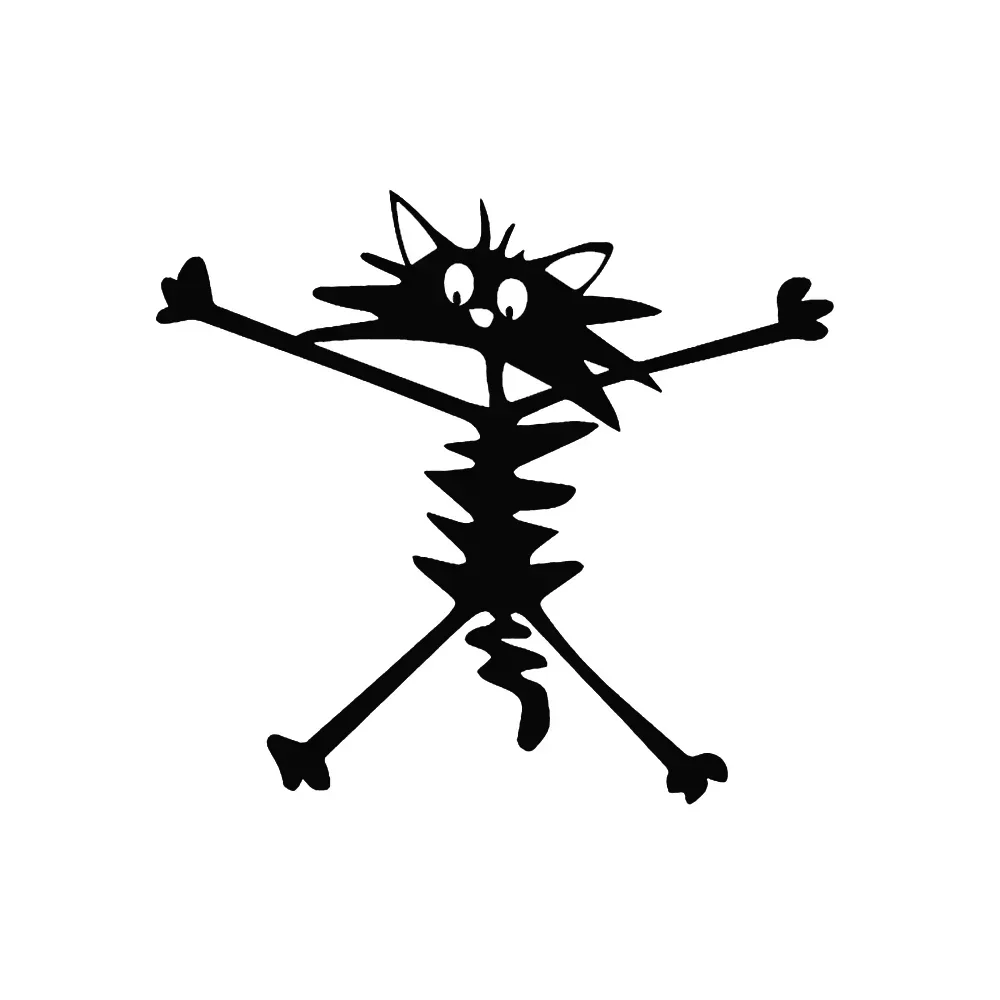 

Автомобильные наклейки, мотоциклетные наклейки, Забавные милые виниловые наклейки с животными, кошками, котятами, 15 см