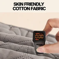 Waterproof Mattress Topper with Elastic Band Quilted Protector Pad Bedspread Winter Mattress Cover for Single/Double Bed 140/160 4