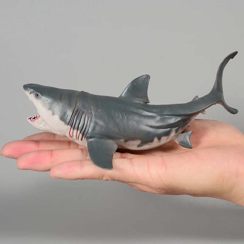 Marine Sea Overlord 3-Headed Shark Action Figure - Ocean Adventure PVC Toy