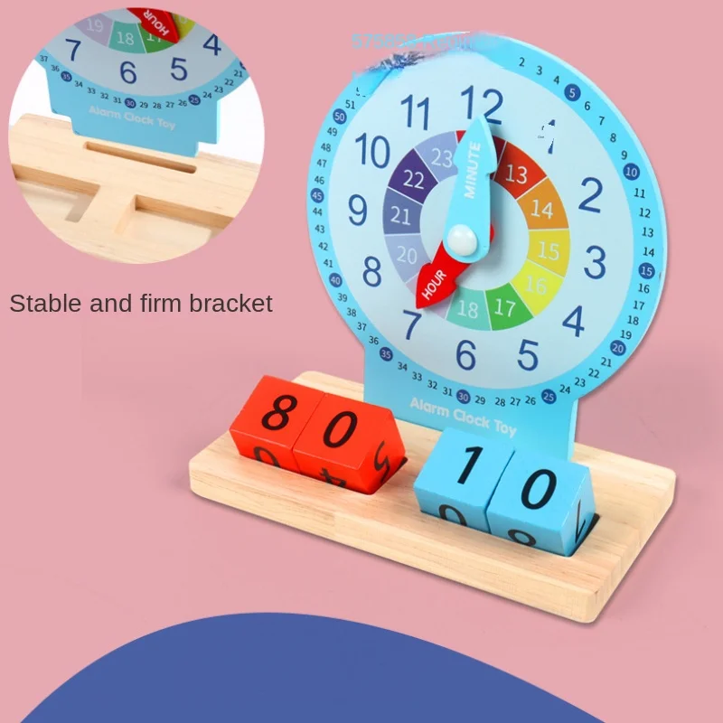 Teaching Clock Activities Set Early Educational Montessori Toy Helps Kids Learn To Tell Time Kindergartner Learning Toy Supplies 5
