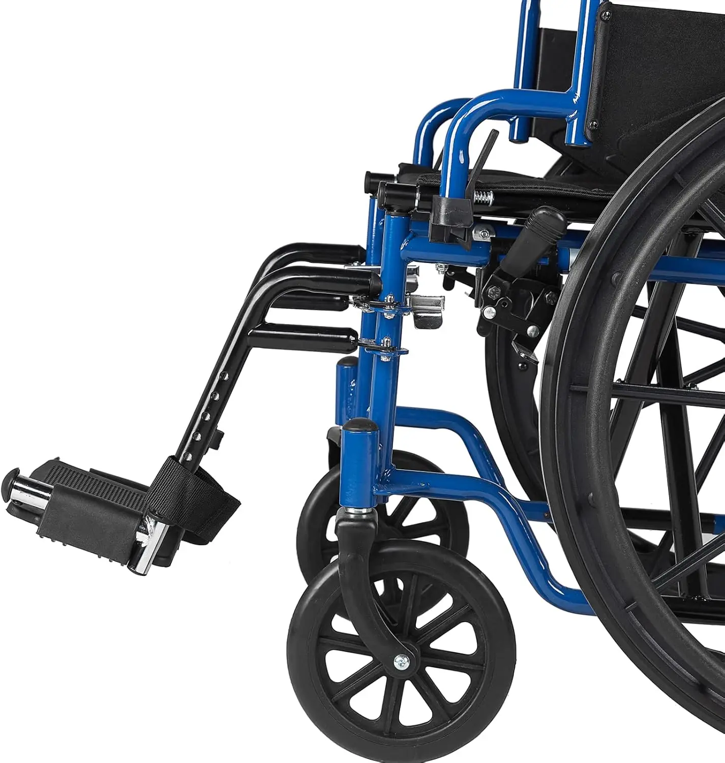 Wheelchair Elevating Legrests ，Composite Footplates Non-Padded Calf Supports,for Standard Wheelchairs,1 Pair 4