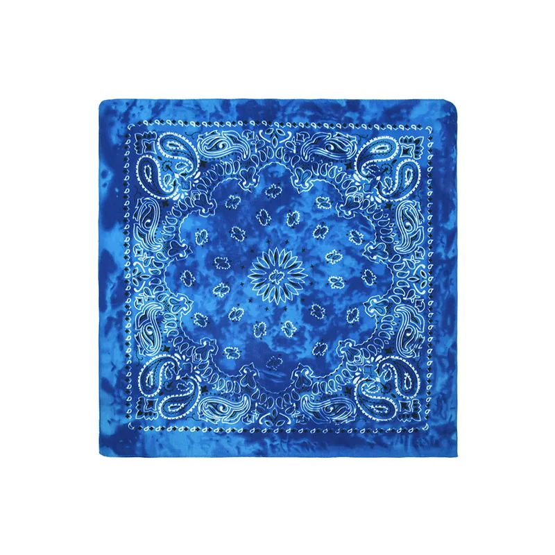 Cashew Tie dye Square Scarf Hair Band Masks Scarf Cotton Bandana Hip Hop Paisley Headband Kerchief Neck Wrap Men Women Scarves 6