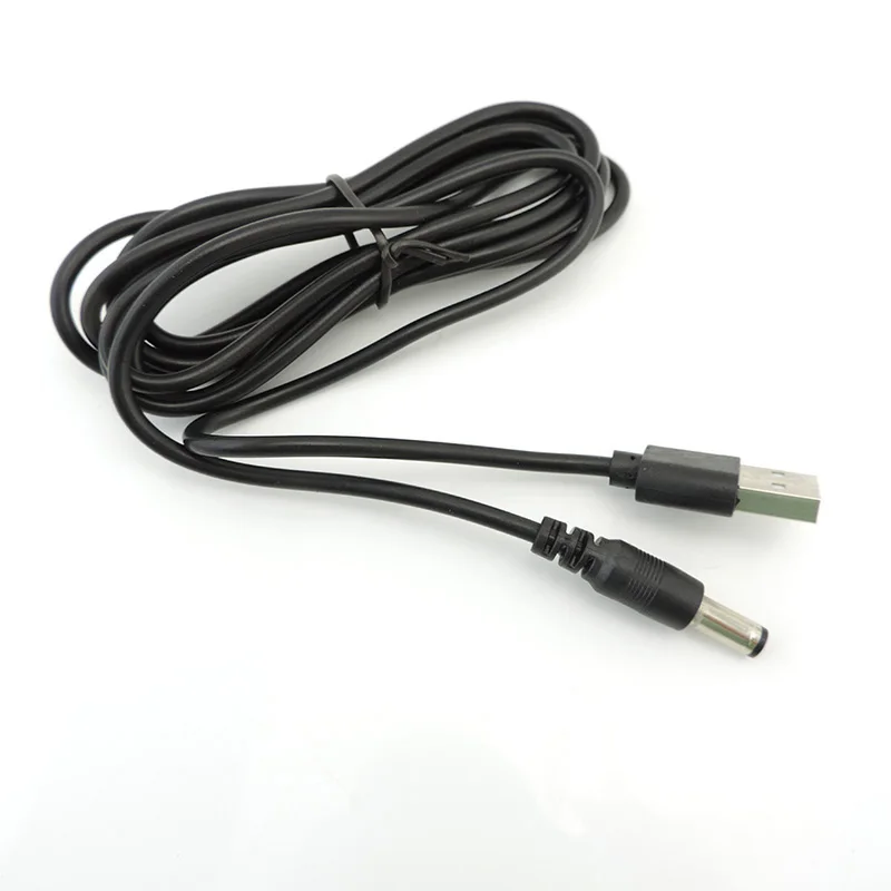 USB 2.0 to DC Power Cable with 5.5mm x 2.1mm Connector