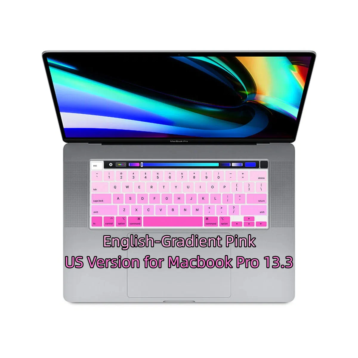 Gradient Purple Keyboard Cover for MacBook Pro - US Version